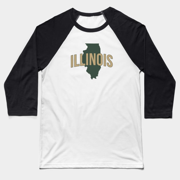 illinois Baseball T-Shirt by Novel_Designs